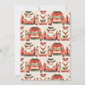 Ugi Sweater Weihnachtsfeier Einladung (Rückseite)