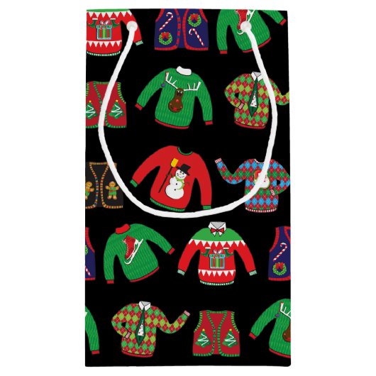 Ugi Sweater Weihnachtsfeiertag Geschenktaschen Kleine Geschenktüte (Rückseite)