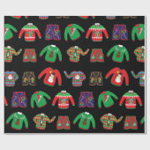 Ugi Sweater Weihnachtswrapping Paper Geschenkpapier (Flach)