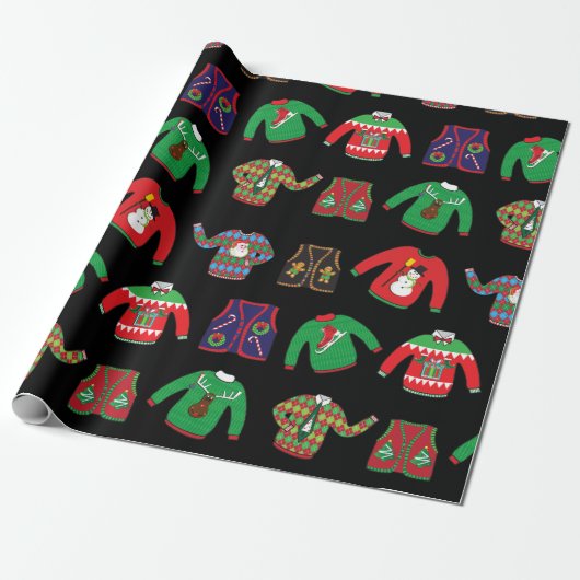 Ugi Sweater Weihnachtswrapping Paper Geschenkpapier (Ungerollt)