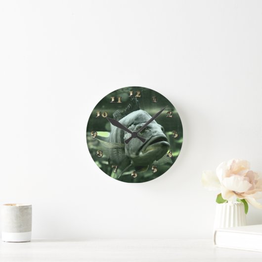 Ugly Aquarium Fish Runde Wanduhr (Zuhause)