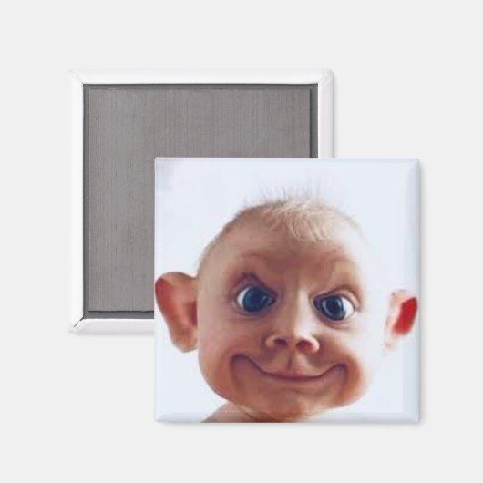 Ugly Baby - Funny Magnet (Vorderseite/Rückseite)