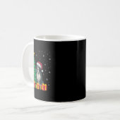 Ugly Bernard Weihnachtsmannmütze Christmas Lights  Kaffeetasse (Vorderseite Links)