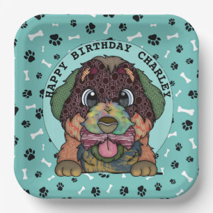 Ugly Bernese Mountain Hund Geburtstag Pappteller