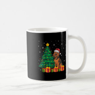Ugly Bloodhound Weihnachtsmannmütze Weihnachtslich Kaffeetasse
