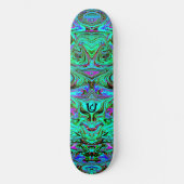 Ugly Blue Liquified Skateboard (Vorderseite)