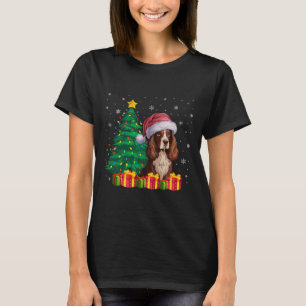 Ugly Boykin Spaniel Weihnachtsmannmütze Weihnachts T-Shirt