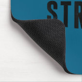 Ugly But Strong - Funny Gym Workout Motivation Mousepad (Ecke)
