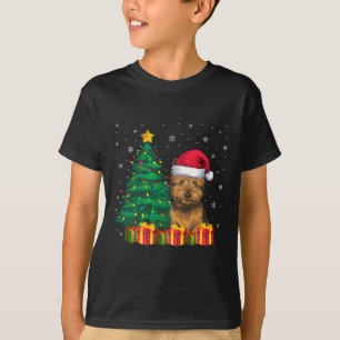 Ugly Cairn Terrier Weihnachtsmannmütze WeihnachtsL T-Shirt