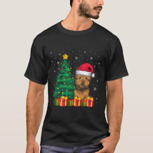 Ugly Cairn Terrier Weihnachtsmannmütze WeihnachtsL T-Shirt