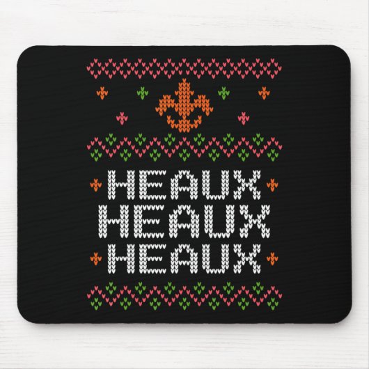 Ugly Cajun Christmas Xmas New Orleans Southern Lou Mousepad (Vorne)