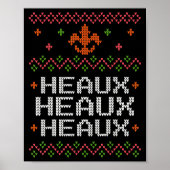 Ugly Cajun Christmas Xmas New Orleans Southern Lou Poster (Vorne)