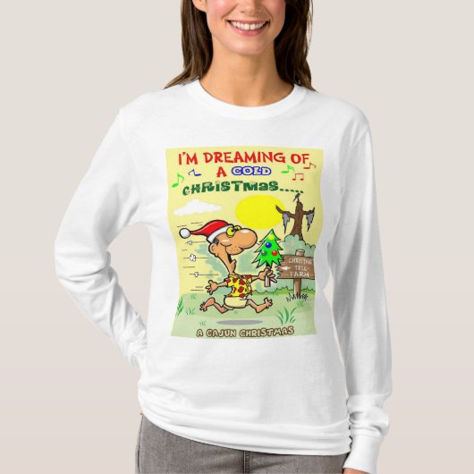 Ugly Cajun Weihnachtspulli. Frauen T-Shirt (Vorderseite)
