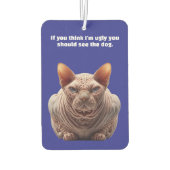 Ugly Cat Autolufterfrischer (Rückseite)