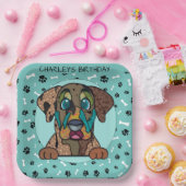 Ugly Catahoula Hund Geburtstag Pappteller (Party)