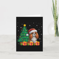 Ugly Cavalier King Charles Spaniel Weihnachtsmannm