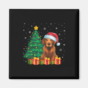 Ugly Chesapeake Bay Retriever Weihnachtsmannmütze Magnet