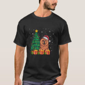 Ugly Chow Chow Chow Weihnachtsmannmütze Weihnachts T-Shirt (Vorderseite)