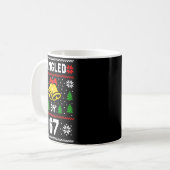 Ugly Christmas 67 Meme Design Funny Six Seven Hand Kaffeetasse (Vorderseite Links)