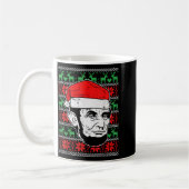 Ugly Christmas Abe Shirt Abraham Lincoln Santa Pat Kaffeetasse (Links)