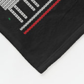 Ugly Christmas Black Cat Merry Christmas Gift Fleecedecke (Ecke)