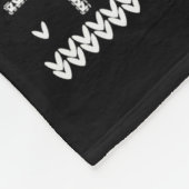 Ugly Christmas Black Cat Santa Hat F Holiday Cute Fleecedecke (Ecke)