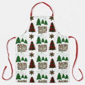 Ugly Christmas Buffalo Kariert Schürze (Vorderseite)