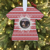 Ugly Christmas Chic rotes Acrylic Shirt Ornament