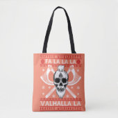 Ugly Christmas Design Fa-La-La Valhalla Viking Val Tasche (Vorderseite)