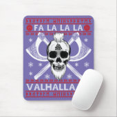 Ugly Christmas Design Fa-La-Valhalla Mousepad (Mit Mouse)