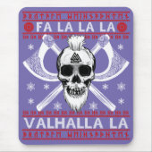 Ugly Christmas Design Fa-La-Valhalla Mousepad (Vorne)