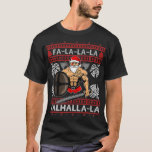 Ugly Christmas Design Fa-La-Valhalla T-Shirt<br><div class="desc">Ugly Christmas Design Fa-La-La Valhalla Viking Valknut Skull .swag, cool, lustig, Geek, Hipster, Adgpc, Alkohol, Kunst, niedlich, Design, Arzt, der, Auge, Gesicht, Grafik, minimal, modern, Musik, Pyramide, Satire, Science Fiction, zeichnen, Sommer, Tardis, Fernsehen, Dreieck, Weiß, Frauen's, abstrakt, Abstraktion alle sehen Auge, allseeingeye, Affen, asiatisches Essen, phantastisch, Bier, schwarz, Chef, Bulldog,...</div>