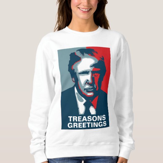 Ugly Christmas Donald Trump  Sweatshirt (Vorderseite)