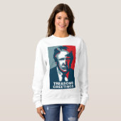 Ugly Christmas Donald Trump Sweatshirt (Vorne ganz)