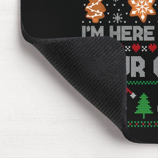 Ugly Christmas Funny Tech Suprt Here To Delete Coo Mousepad (Ecke)