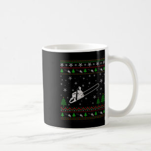 Ugly Christmas für Chainsaw Liebhaber Spaß Kaffeetasse