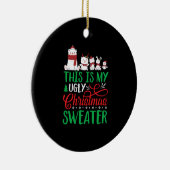 Ugly Christmas Keramik Ornament (Rechts)