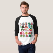 Ugly Christmas Party Raglan T-Shirt (Vorne ganz)