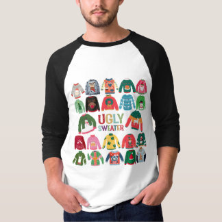 Ugly Christmas Party Raglan T-Shirt
