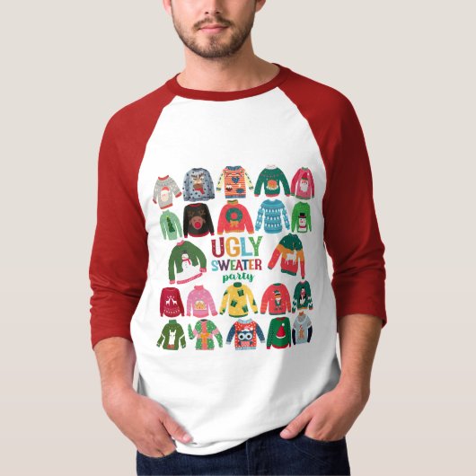 Ugly Christmas Party T-Shirt (Vorderseite)