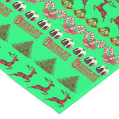 Ugly Christmas Pattern, Großer Tischläufer (Ecke)