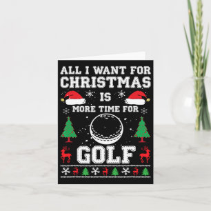 Ugly Christmas S Men Dry Fit Golf Xmas Holiday G Karte