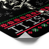 Ugly Christmas Skateboard Oh What Fun It Is To Rid Poster (Ecke)