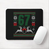 Ugly Christmas Sweater 67 Design Mousepad (Mit Mouse)