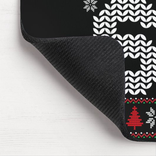 Ugly Christmas Sweater 67 Six Seven 6 7 Meme Funny Mousepad (Ecke)