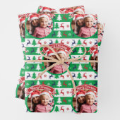 Ugly Christmas Sweater Bright Jumper Photo Geschenkpapier Set (Beispiel)