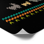 Ugly Christmas Sweater Christliche religiöse Jesus Poster (Ecke)