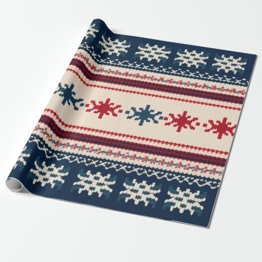 UGLY CHRISTMAS SWEATER DESIGN GESCHENKPAPIER (Ungerollt)
