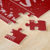 Ugly Christmas Sweater Design Krippe Christlich Puzzle (Seite)