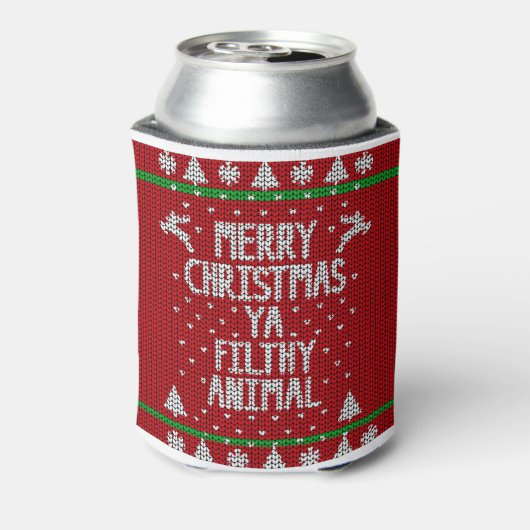 Ugly Christmas Sweater Dosenkühler (Kanne Rückseite)